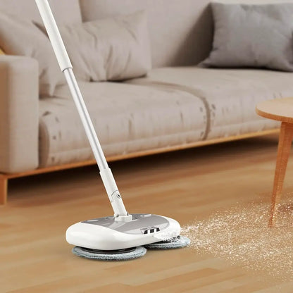 Mop Elétrico Inteligente + BRINDES: Módulos de Limpeza e Tanque Suporte