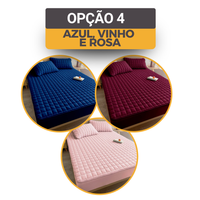 Azul; Vinho e Rosa