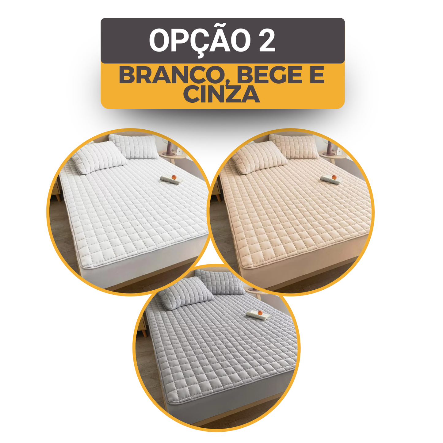 [COMPRE 1, LEVE 3] Hydra Soft™- Jogo de Cama Impermeável Premium – Capa + 2 Fronhas