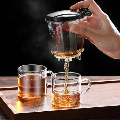 Bule de Vidro com Infusor para Chá – Resistente ao Calor Capacidade 1.8l