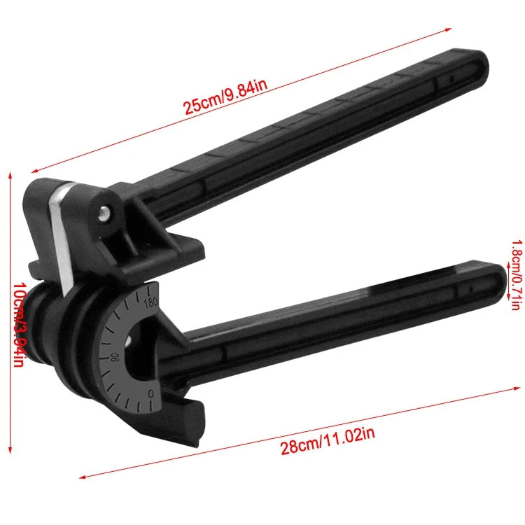 Dobrador de Tubos 4 em 1 – Ferramenta Manual para Dobrar Tubos 5mm, 6mm, 8mm e 10mm até 180°