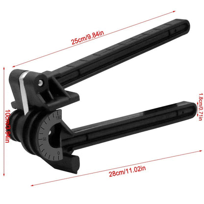 Dobrador de Tubos 4 em 1 – Ferramenta Manual para Dobrar Tubos 5mm, 6mm, 8mm e 10mm até 180°