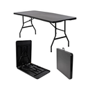 Mesa Dobrável Tipo Maleta Prática e Durável 180x60cm — Portátil, Resistente, Fácil de Montar e Guardar